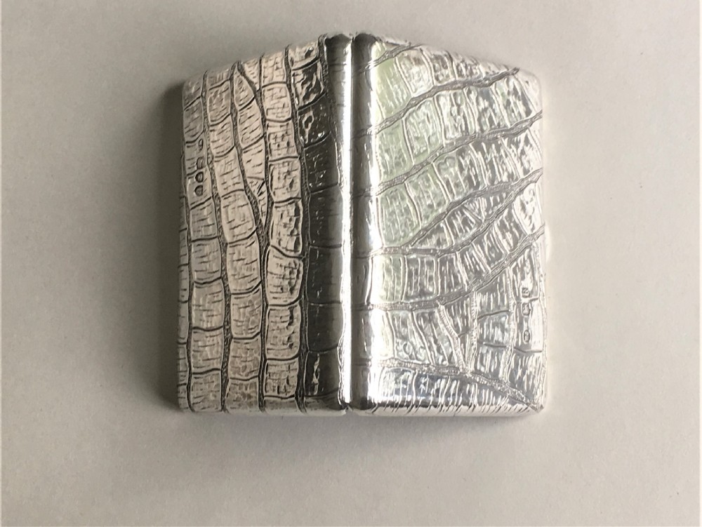 A fabulous Victorian silver wallet View VII