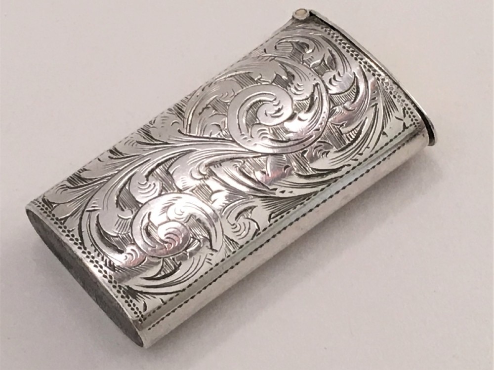 A very unusual mid Victorian silver vesta View IV