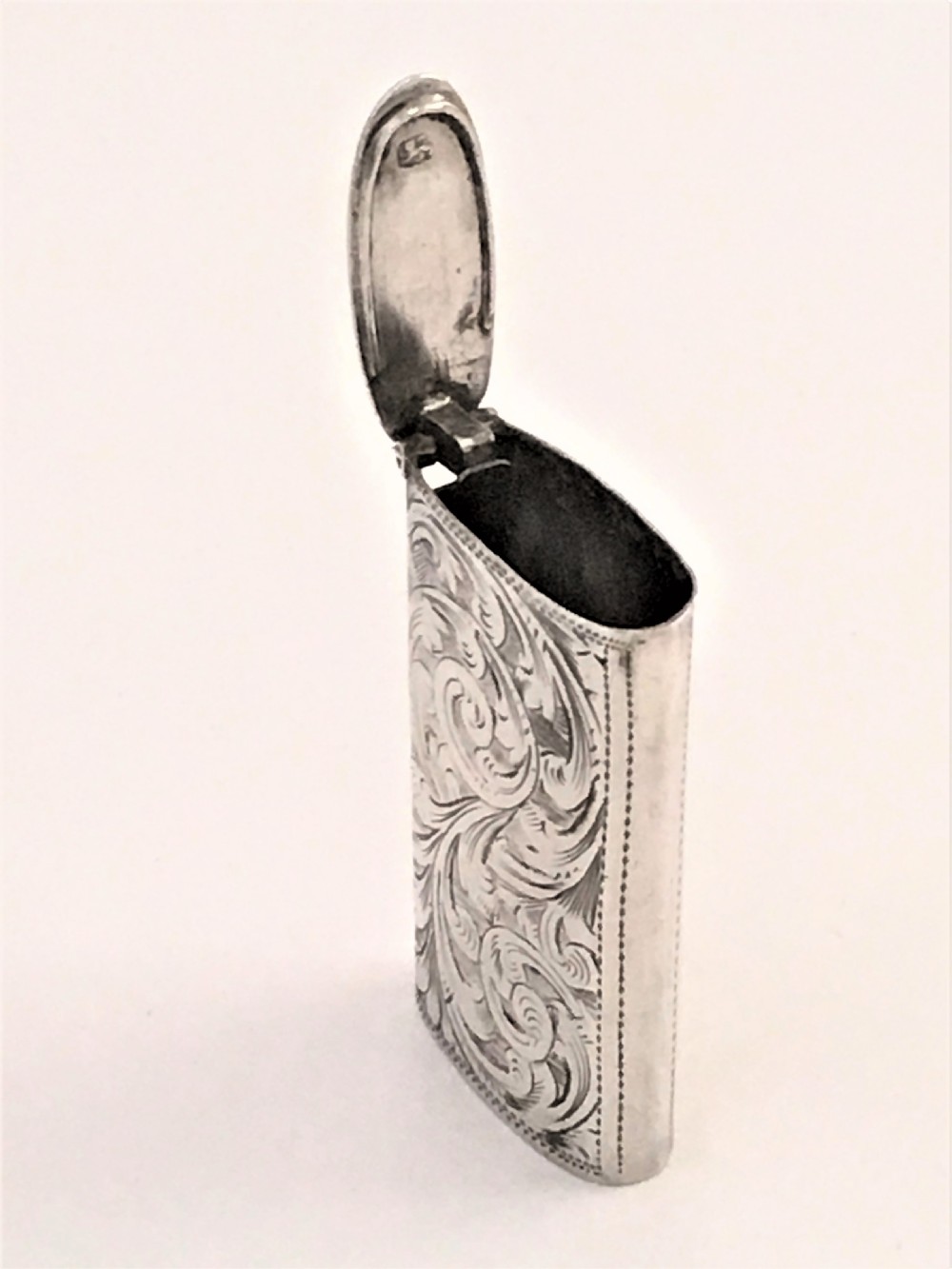 A very unusual mid Victorian silver vesta View VII