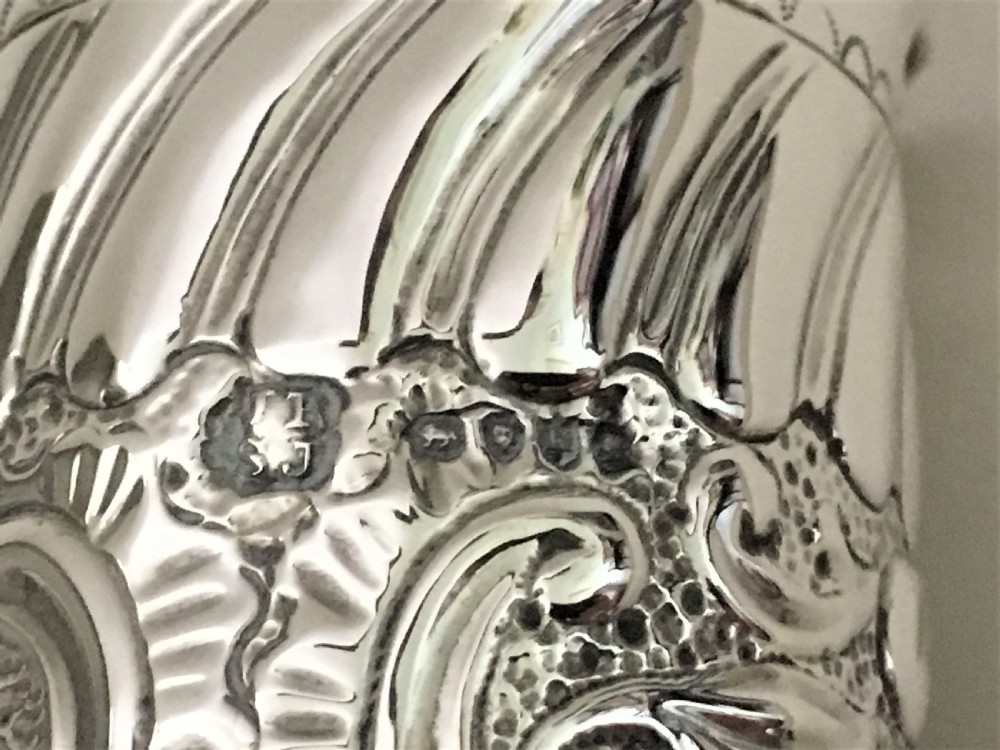 A lovely Victorian silver spill vase View III