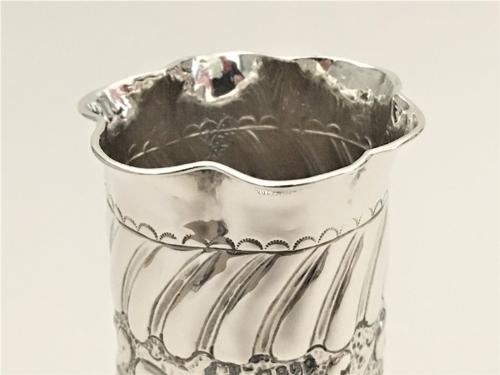 A lovely Victorian silver spill vase View V