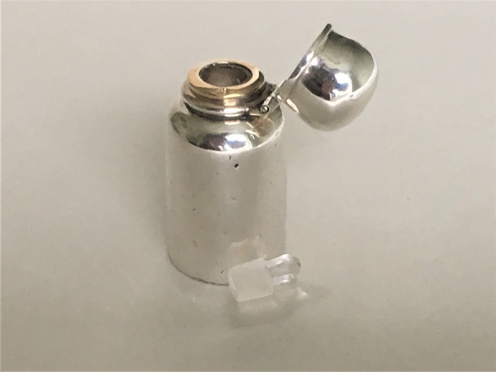 A Victorian all silver scent bottle View V