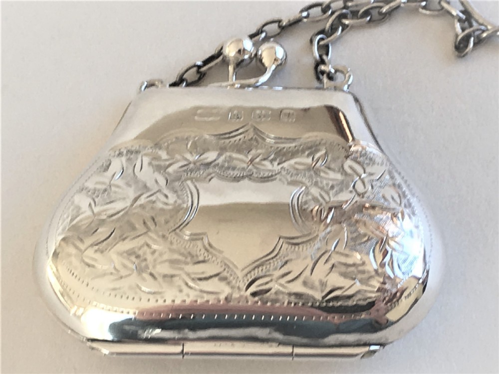 A diminutive Edwardian silver cocktail purse View III
