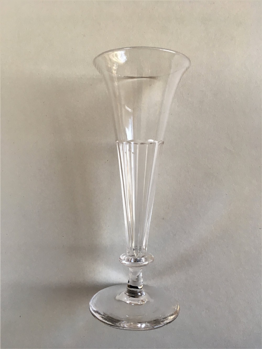 A harlequin set of 6 Victorian champagne flutes View IV