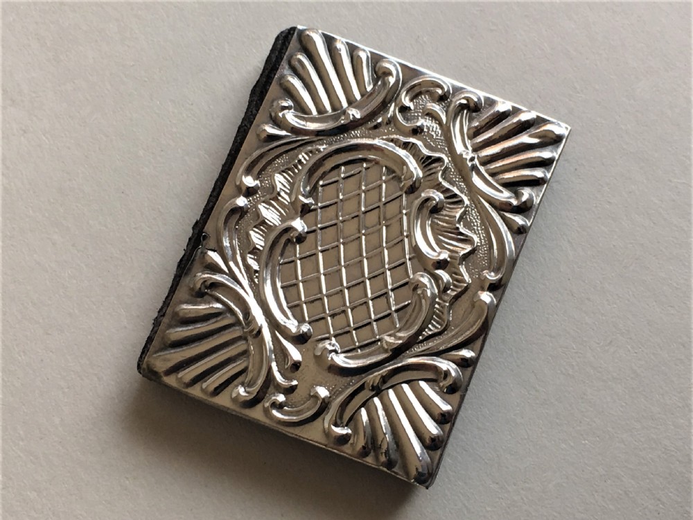 A charming Edwardian silver needle book
