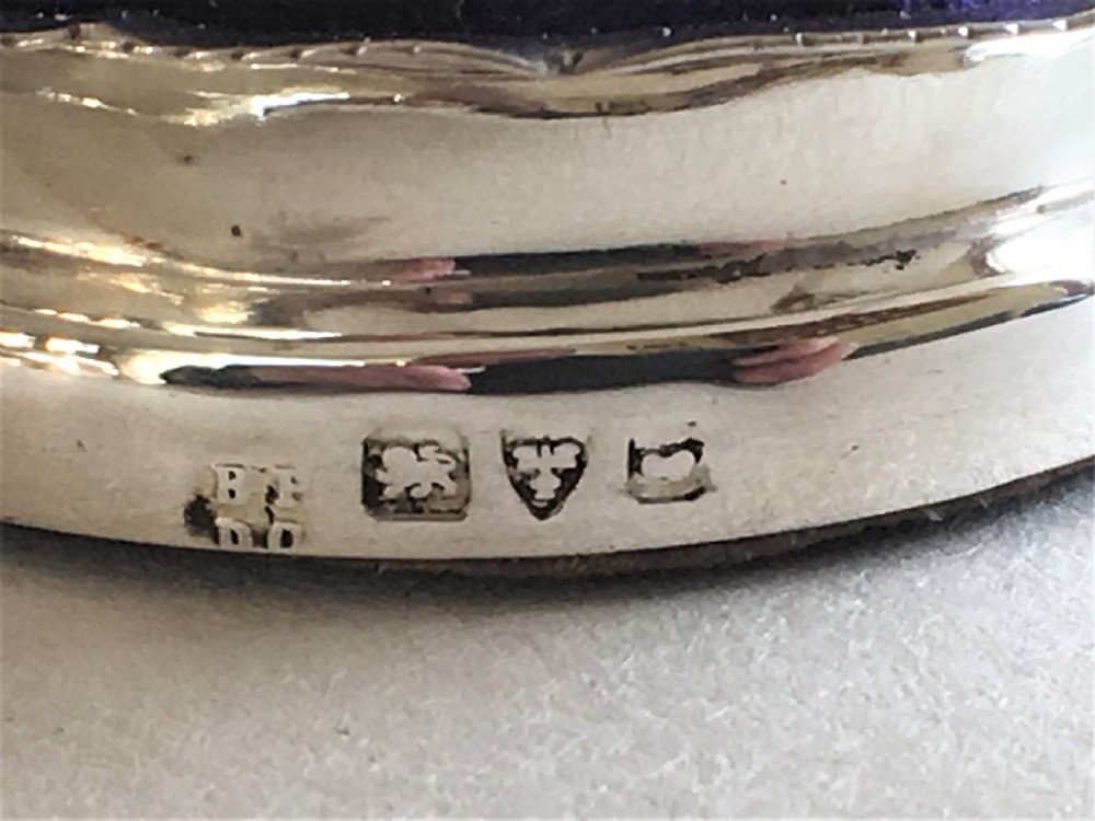 An unusual novelty Chester silver 'pie' pin cushion View V