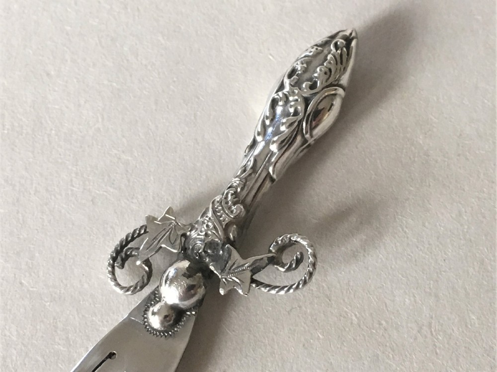 A Victorian silver novelty dagger bookmark View III