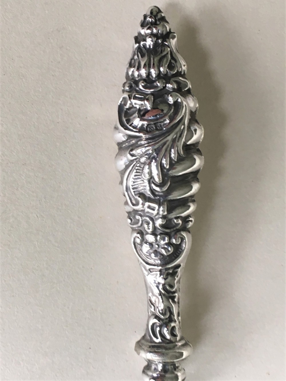 An unusual Edwardian silver handled corkscrew View III