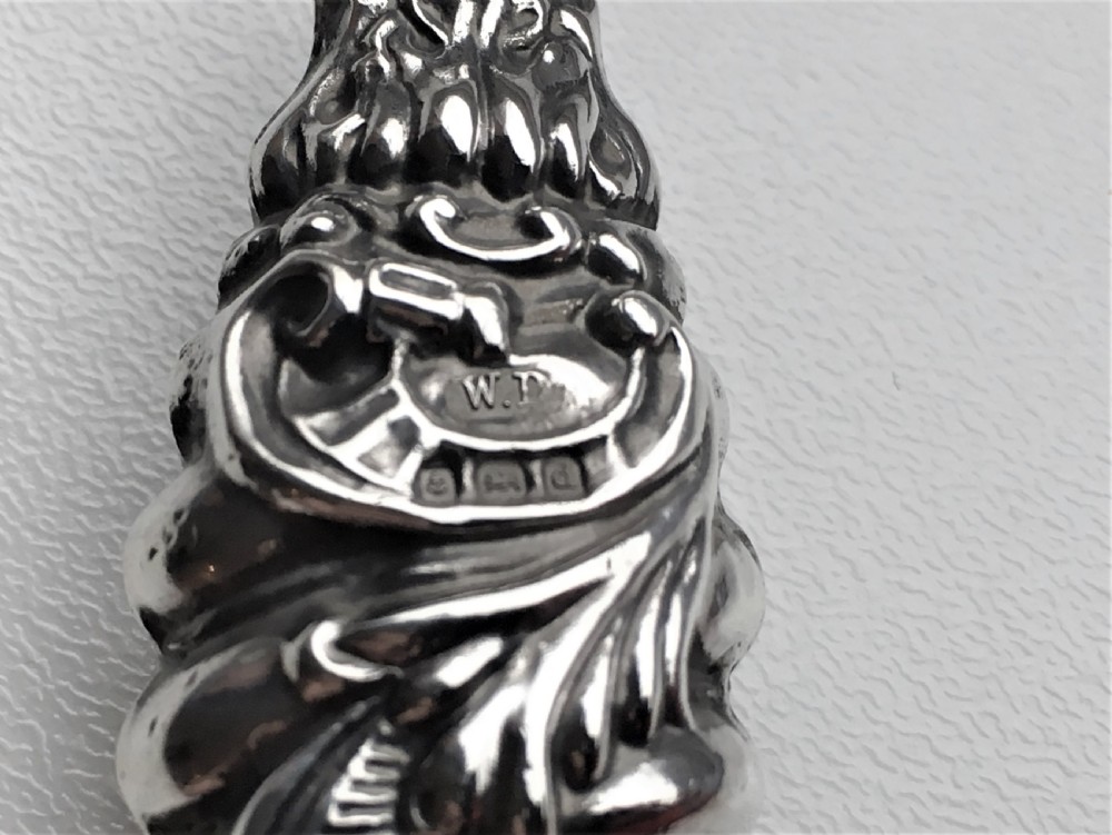 An unusual Edwardian silver handled corkscrew View IV
