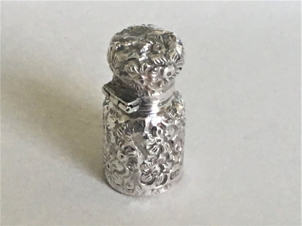 A delightful Victorian silver scent bottle View II