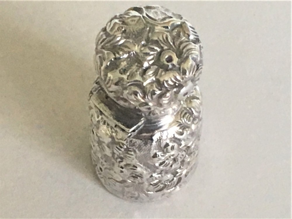 A delightful Victorian silver scent bottle View IV