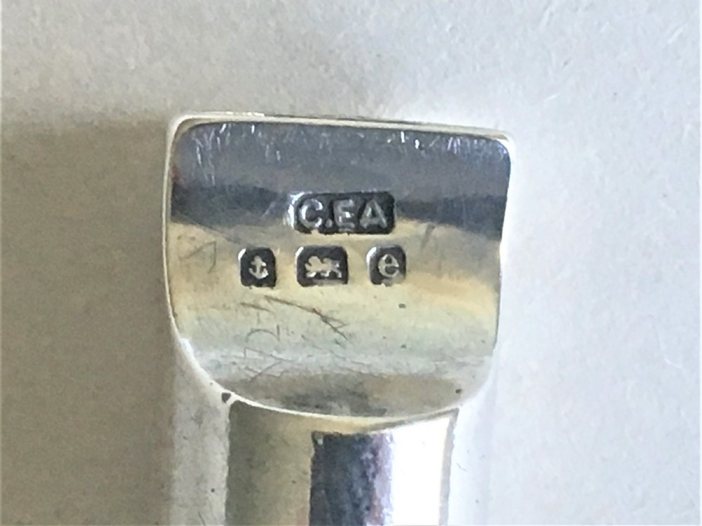 A large Edwardian silver dog whistle View IV
