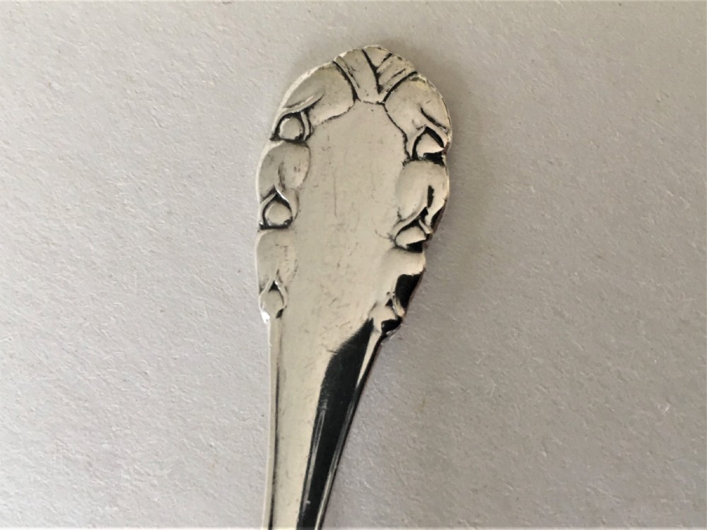 A superb Georg Jensen silver caddy spoon View III