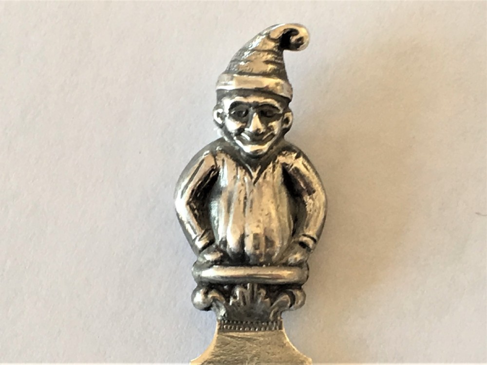 A rare silver Mr. Punch bookmark View III