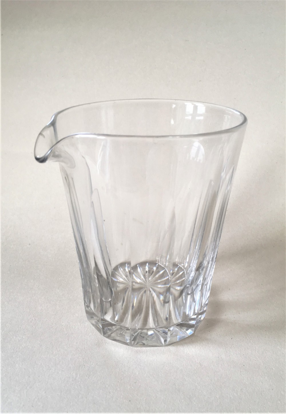 An unusual Victorian cut mixing glass