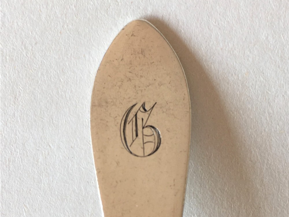 An Edwardian silver honey spoon of patented design View IV