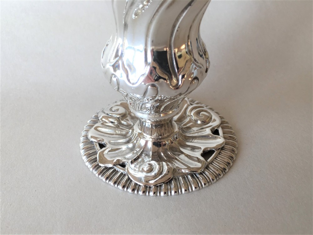 A fabulous Victorian silver sugar caster View III