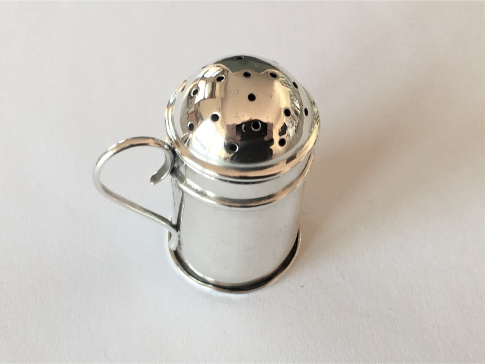 An Edwardian silver novelty pepper pot View IV