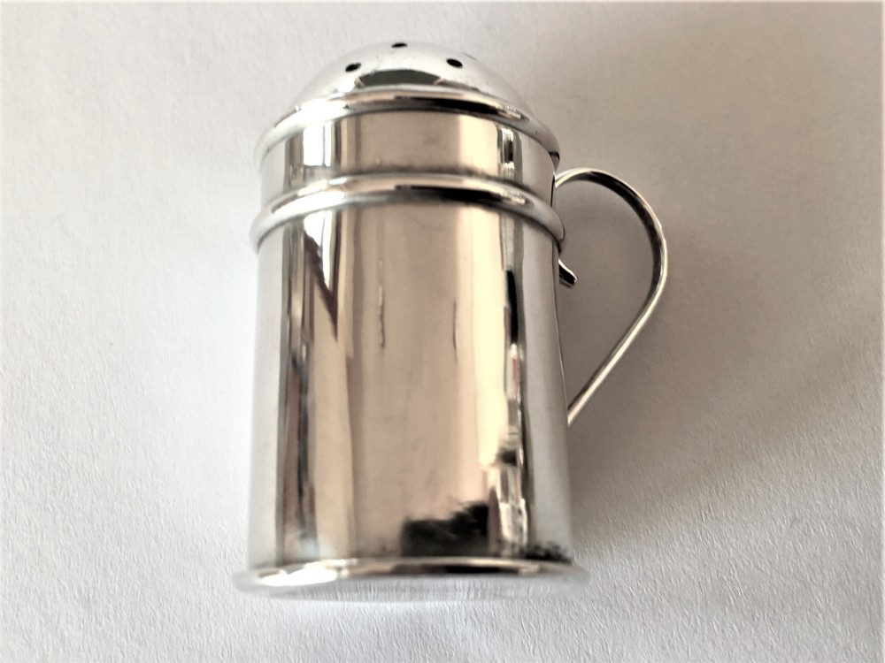 An Edwardian silver novelty pepper pot View II