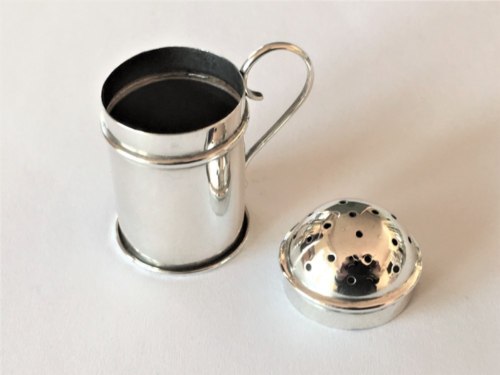 An Edwardian silver novelty pepper pot View III