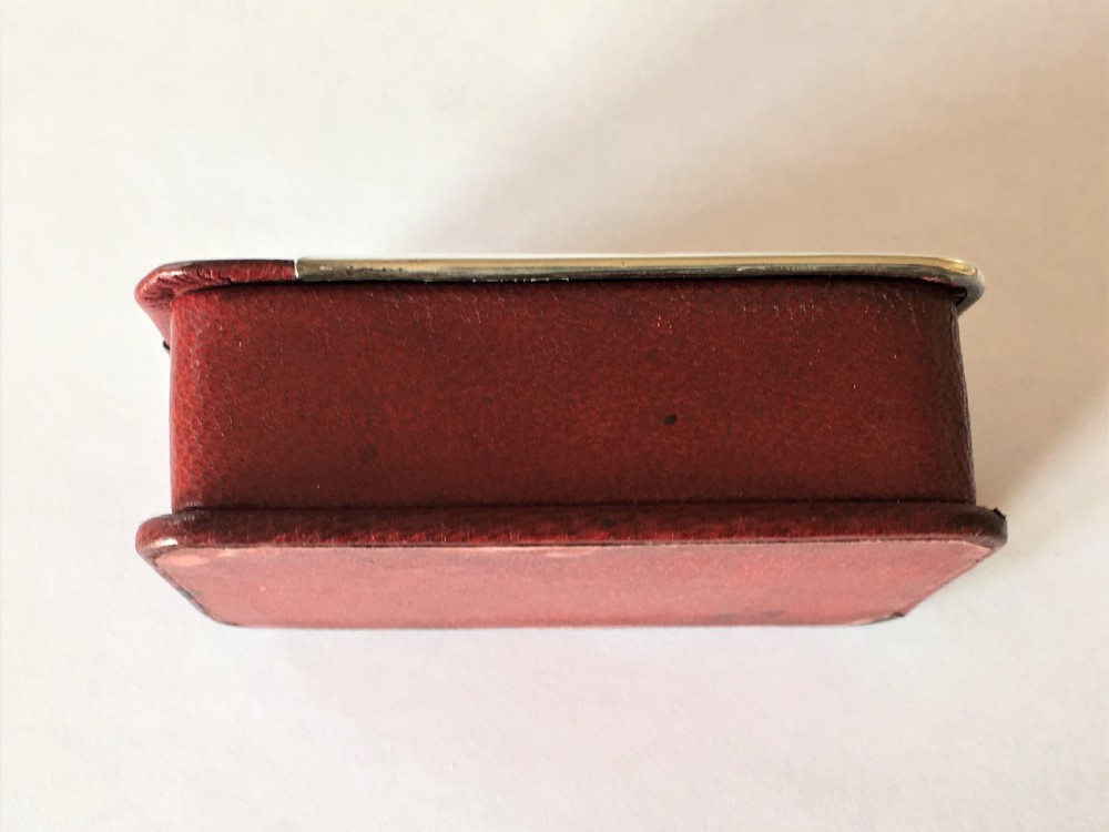 An Edwardian silver mounted triple stamp box View V