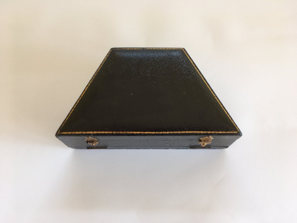 A fabulous boxed silver & enamel inkwell & pen View IV