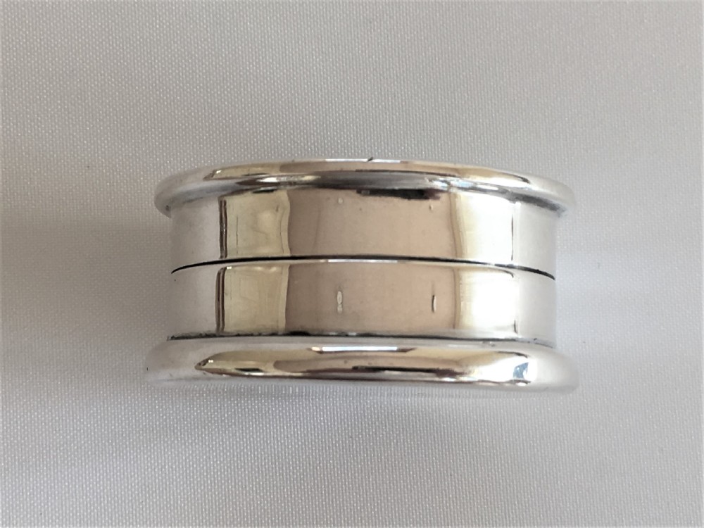 A gorgeous silver & tortoiseshell pot pouree box View IV