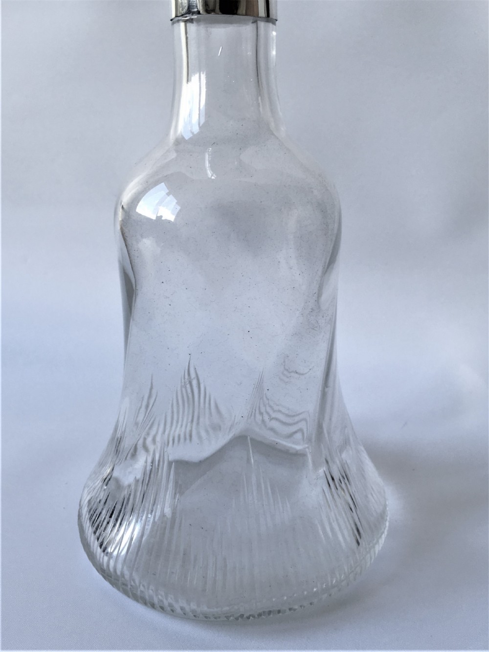 An Edwardian Chester silver mounted decanter View IV