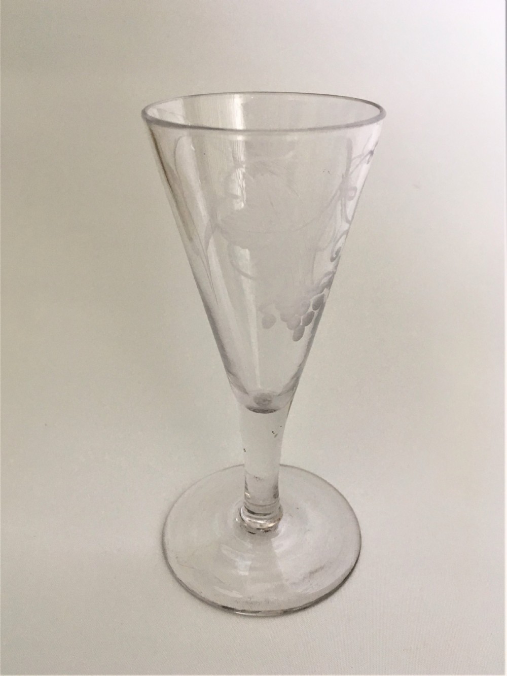 A late 18th Century dwarf ale glass View IV