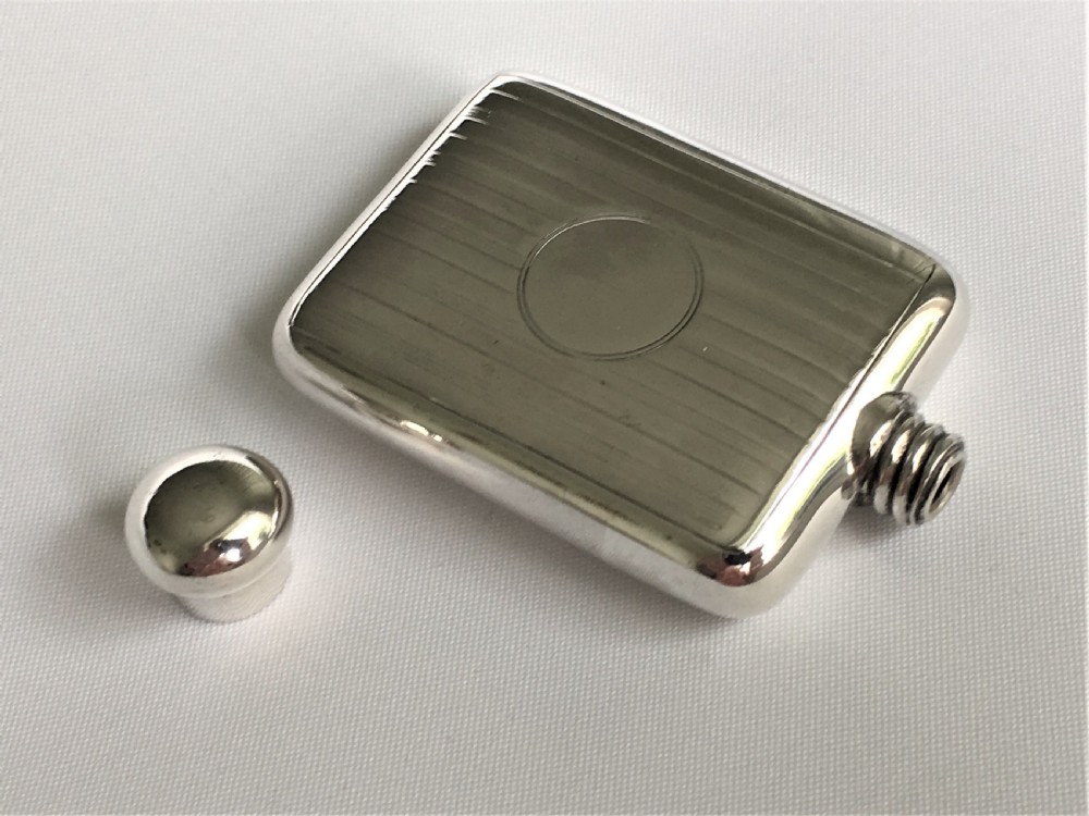 A novelty 'hip flask' silver scent bottle View II
