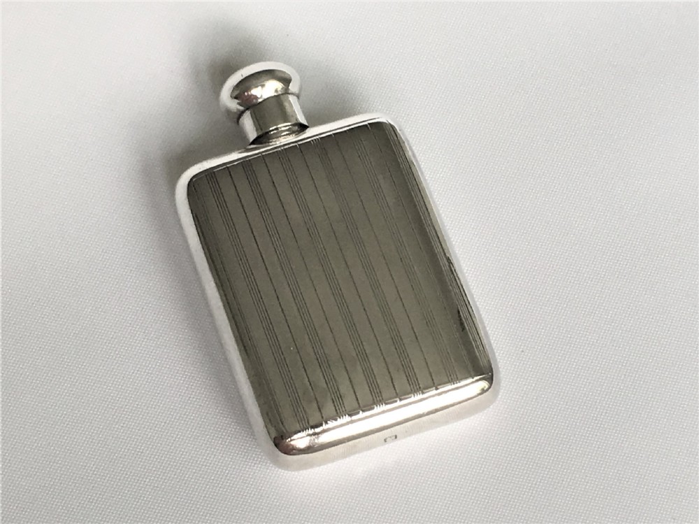A novelty 'hip flask' silver scent bottle View III
