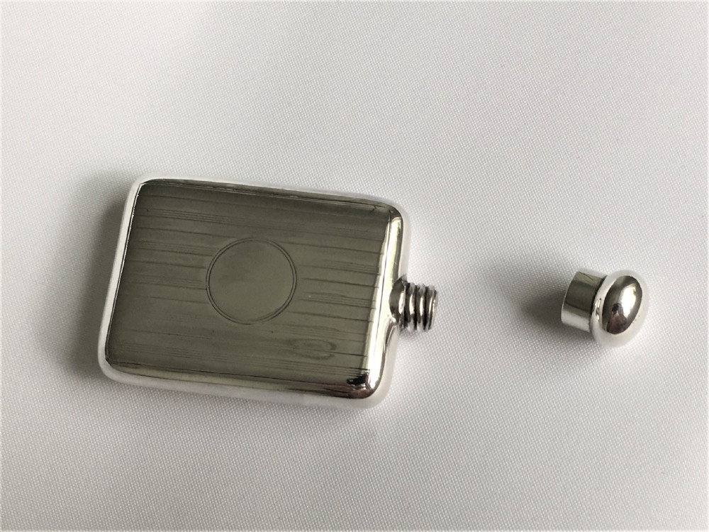 A novelty 'hip flask' silver scent bottle View IV
