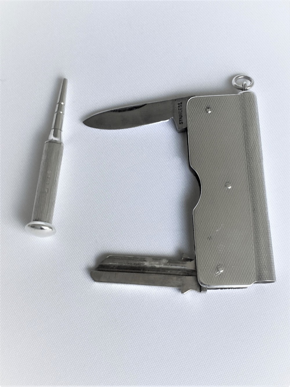 A rare Sampson Morden silver key necessaire