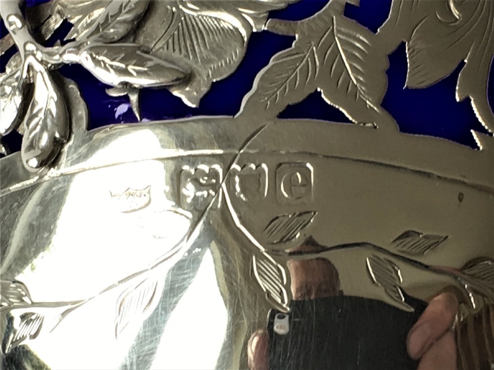 A superb Victorian naturalistic silver bowl View VI