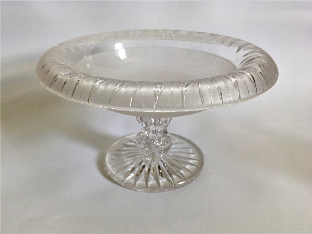 A fabulous Victorian cut and frosted comport