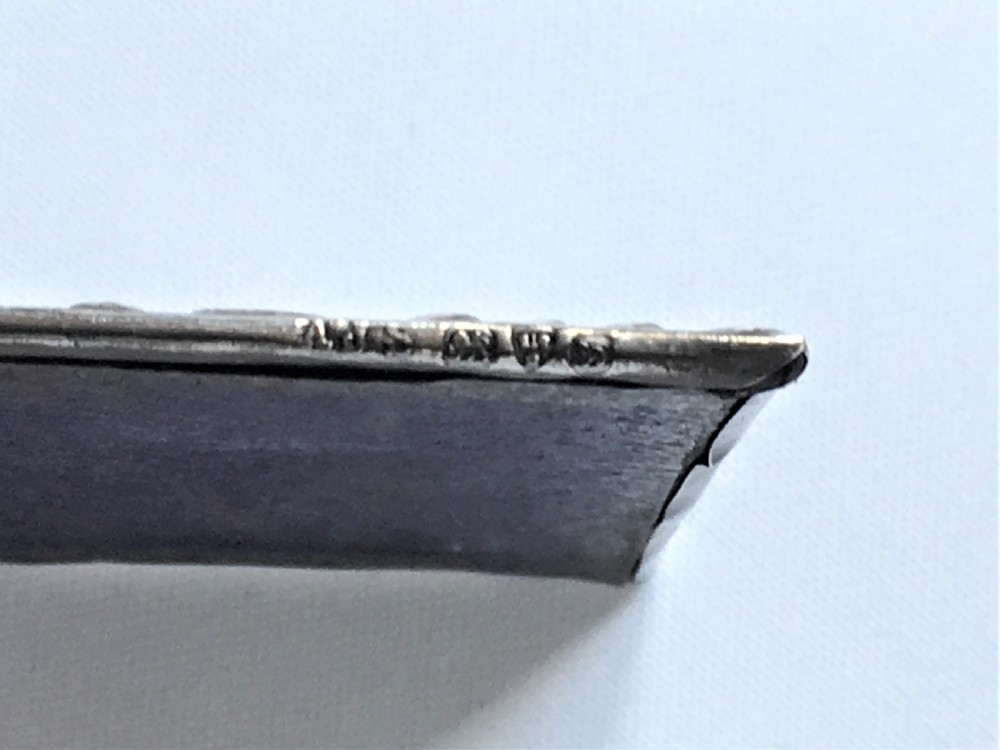 A Chester silver novelty notebook needle case View IV