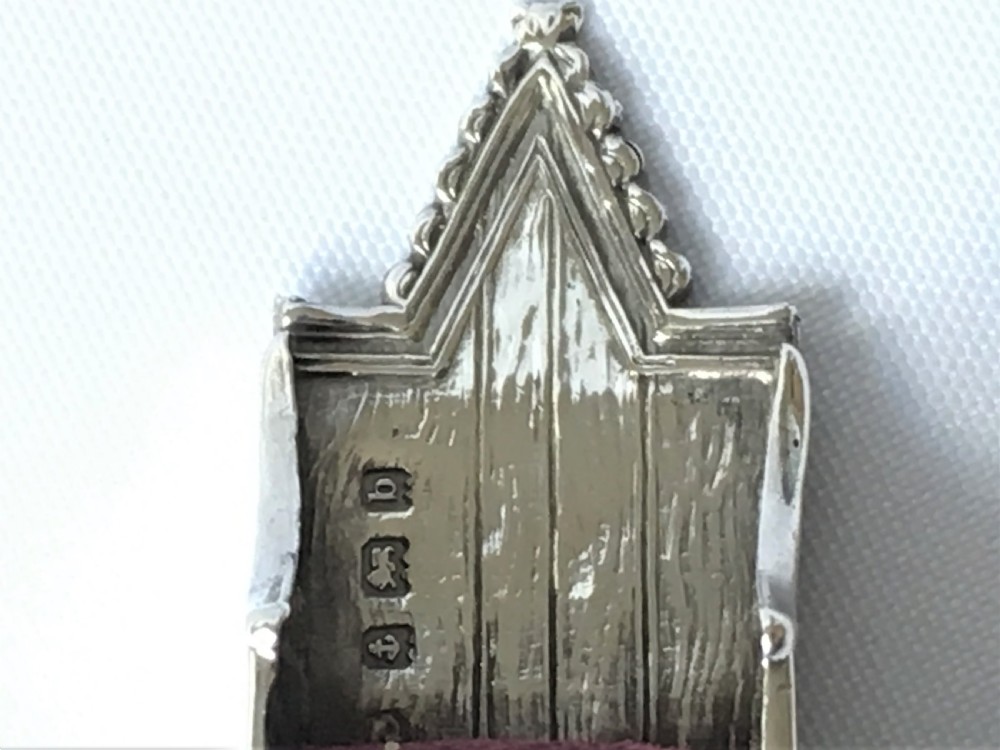 An unusual silver Coronation throne pin cushion View VIII
