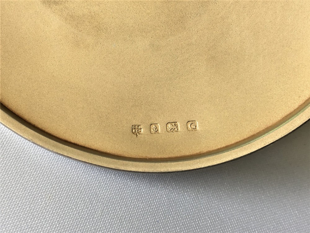 A gorgeous silver & guilloche enamel lidded powder bowl View IV