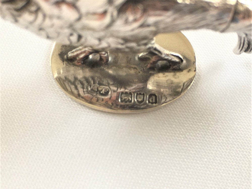 An extremely rare Victorian silver novelty spice pot View IV