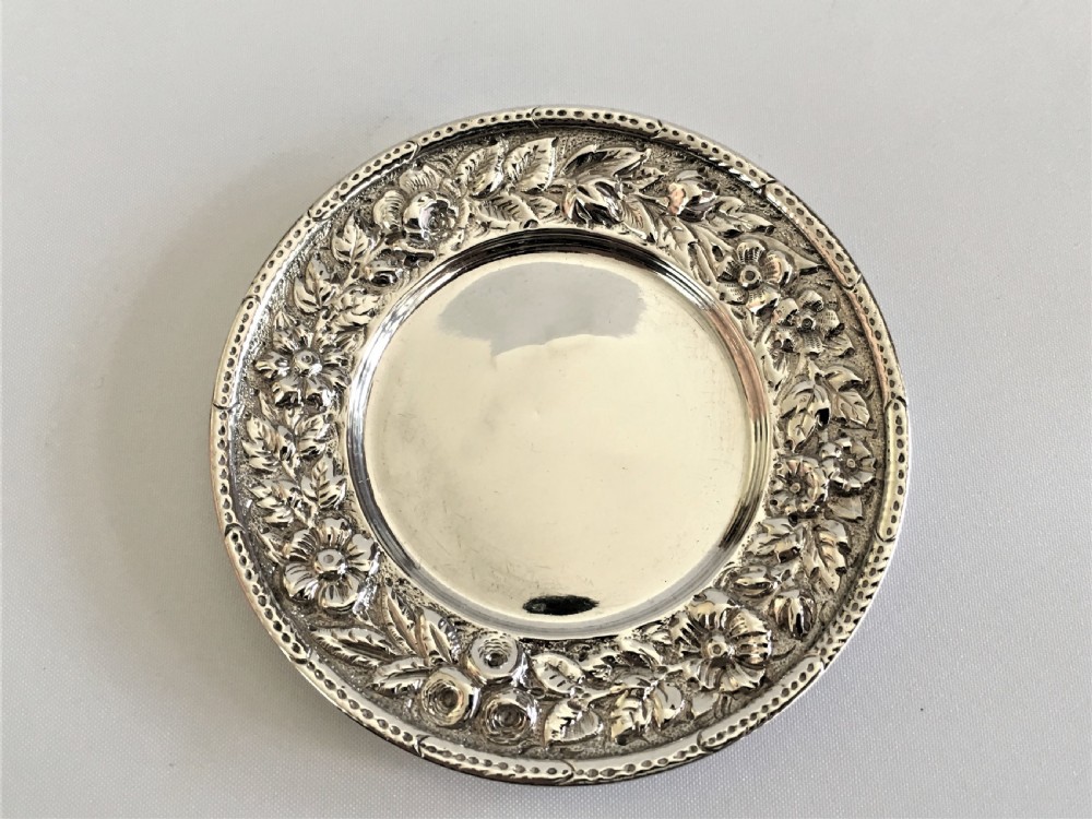 A superb pair of Tiffany & Co. silver trinket dishes View III
