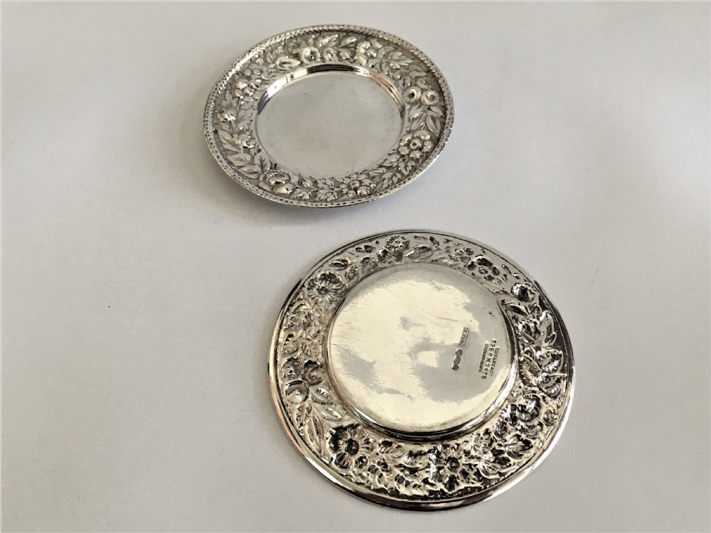 A superb pair of Tiffany & Co. silver trinket dishes View IV