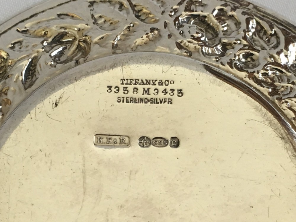 A superb pair of Tiffany & Co. silver trinket dishes View V