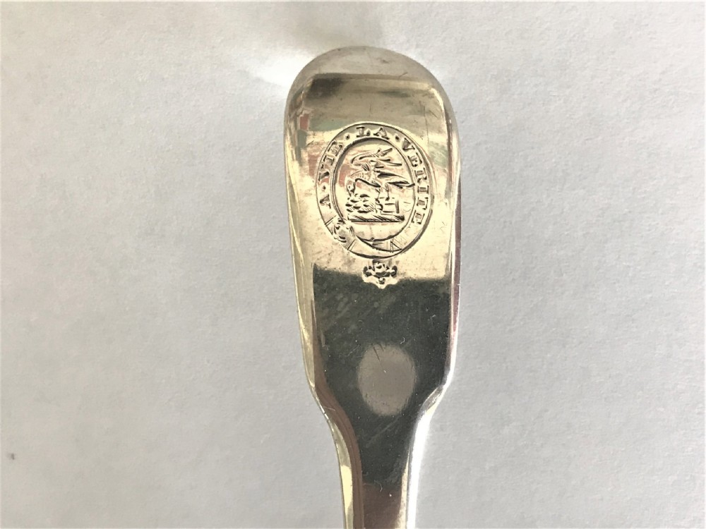 A rare York silver sifting spoon for sugar View III