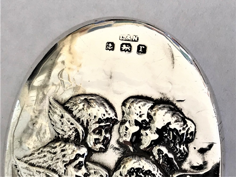 A silver Reynold Angels chatelaine mirror View III