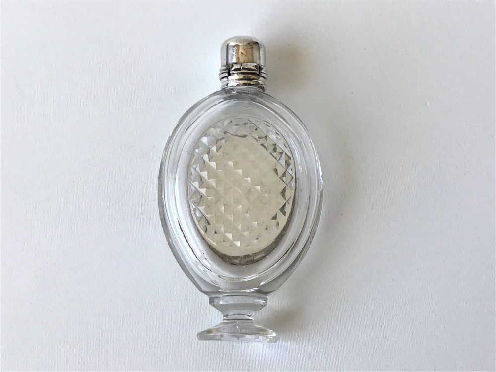 A gorgeous French silver mounted scent bottle View II