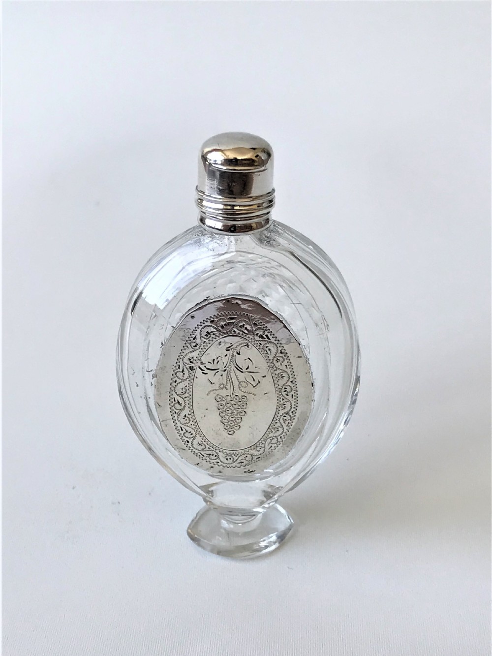 A gorgeous French silver mounted scent bottle View III