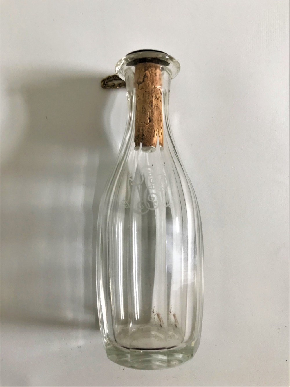 A Georgian silver mounted Port noggin & glass View VII