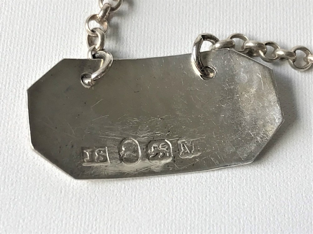 A rare Georgian silver Kyan label View IV