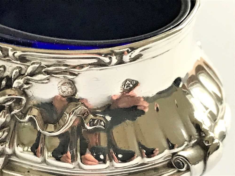 An exquisite pair of French Empire style salt tubs View V