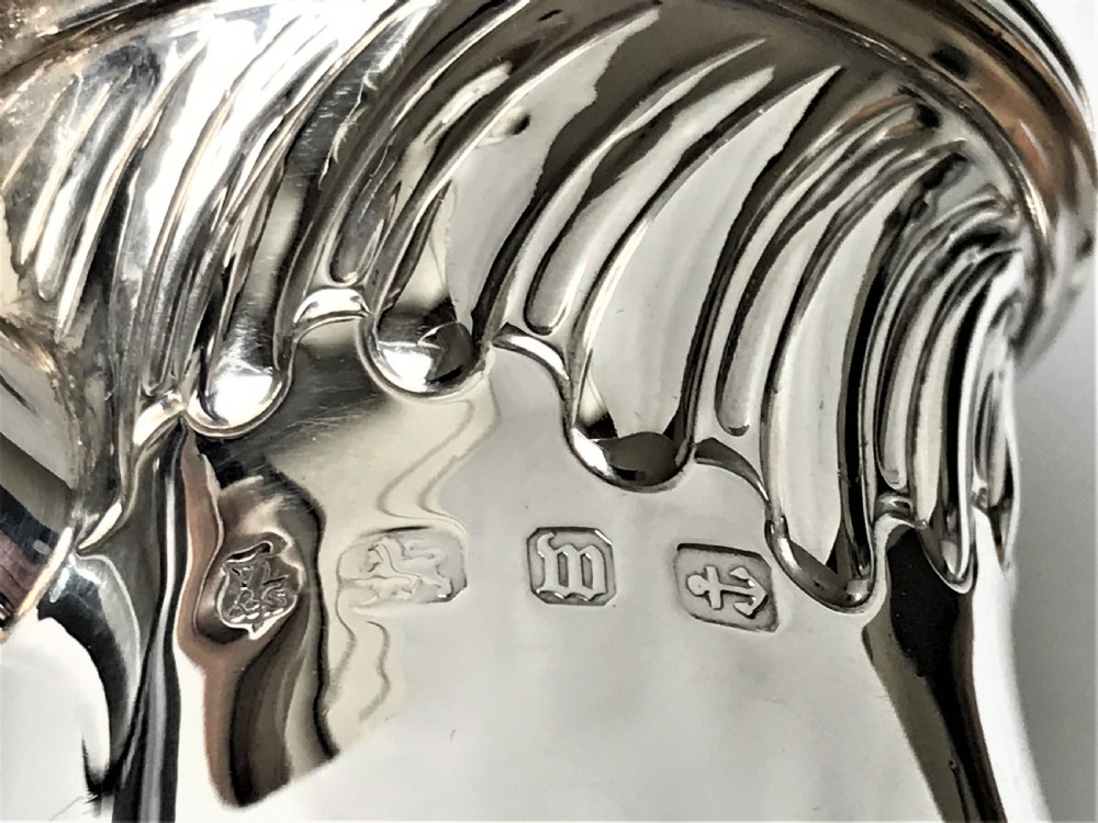 A superb Victorian silver solo coffee pot View VI